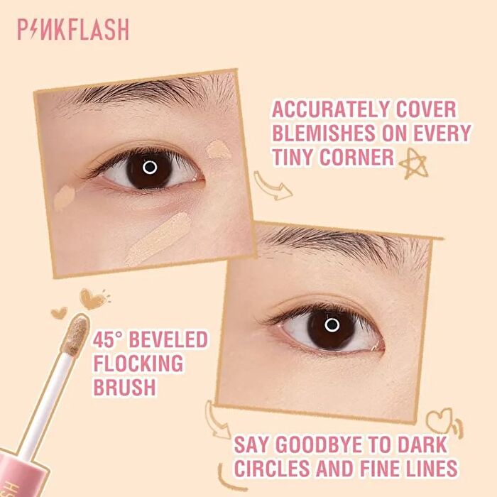 Pinkflash Lasting Matte Concealer - 5 Colors - #01 3.2g