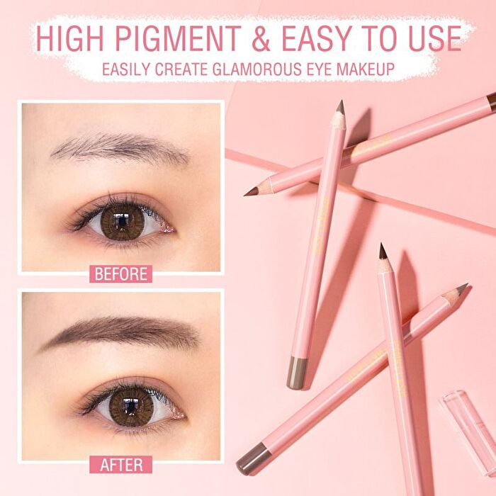 Pinkflash Incredible Waterproof Eyebrow Pencil - 4 Colors - #4 DARK GRAY BROWN
