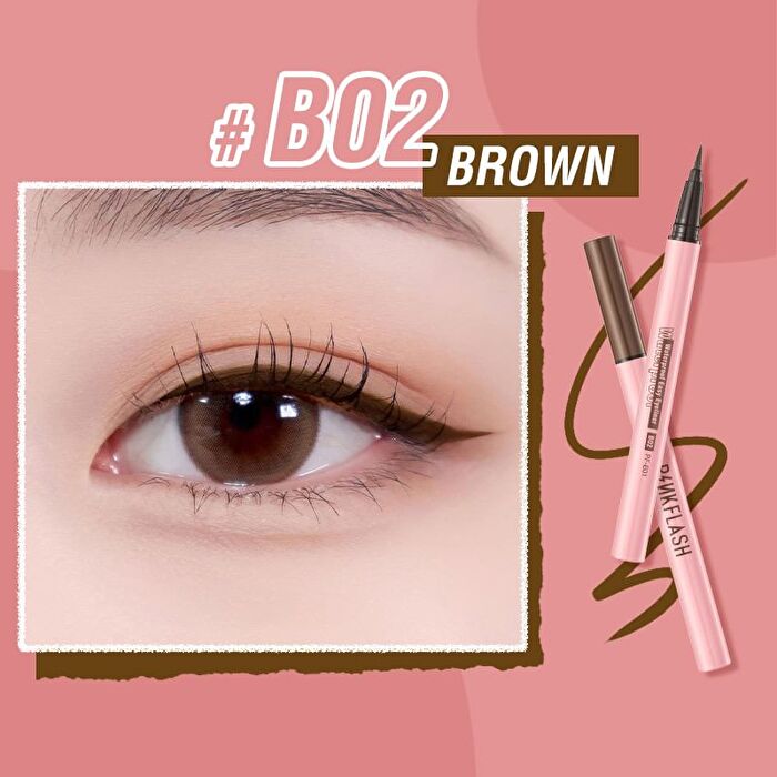 Pinkflash Waterproof Easy Eyeliner - 2 Colors - #B02 BROWN