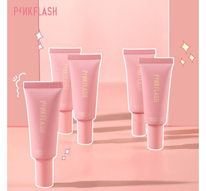 Pinkflash Lasting Matte Foundation - 6 Colors - #1 VANILLA