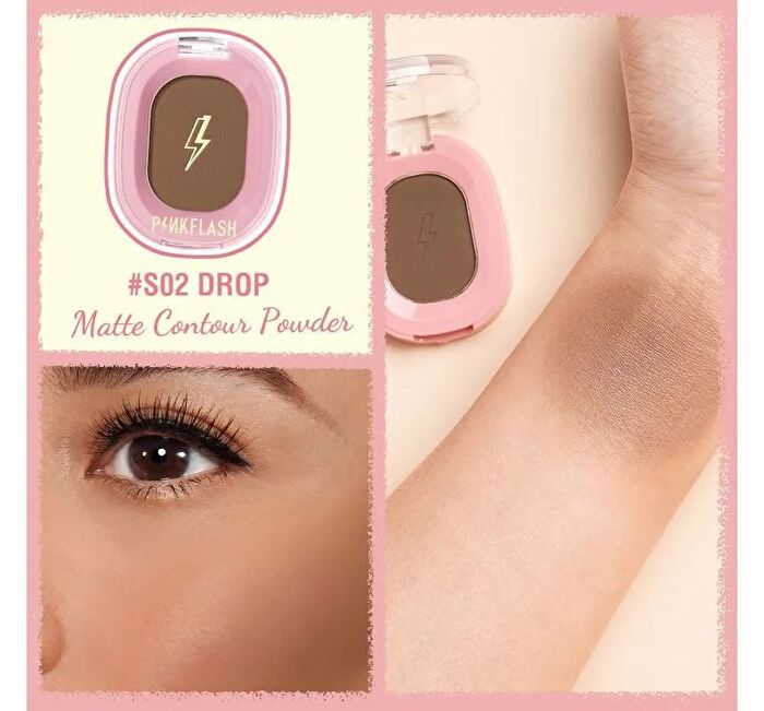 Pinkflash Shimmer Highlighter & Matte Countour Powder - 4 Colors - #H02 MOONLIGHT