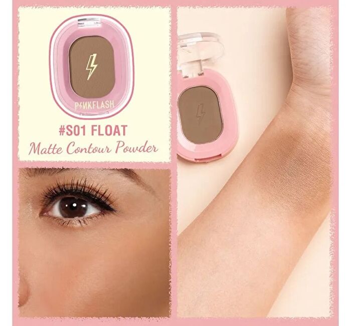Pinkflash Shimmer Highlighter & Matte Countour Powder - 4 Colors - #S01 FLOAT