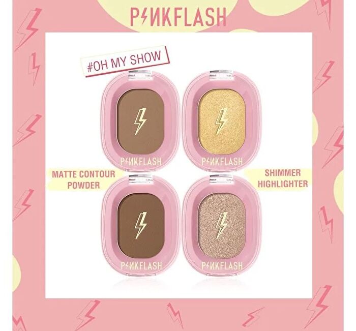 Pinkflash Shimmer Highlighter & Matte Countour Powder - 4 Colors - #S01 FLOAT