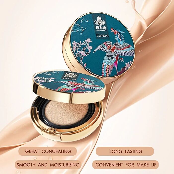 Catkin Summer Palace BB Moisture Cover BB Cream Cushion Foundation Set (#C01 Natural) - #C01 Natural - 13g*2
