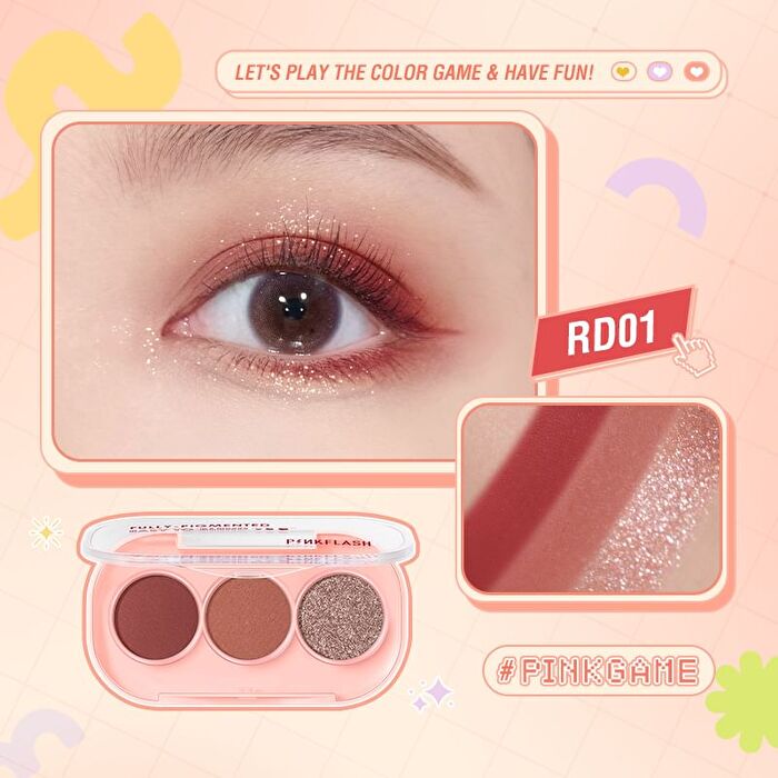 Pinkflash 3 Pan Eyeshadow - 11 Colors - #BR03