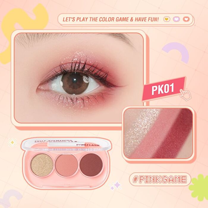 Pinkflash 3 Pan Eyeshadow - 11 Colors - #BR03