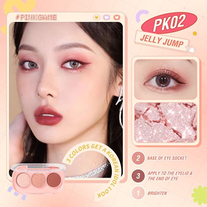 Pinkflash 3 Pan Eyeshadow - 11 Colors - #BR03