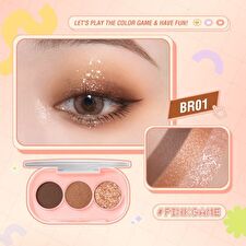 3 Pan Eyeshadow - 11 Colors - #BR01