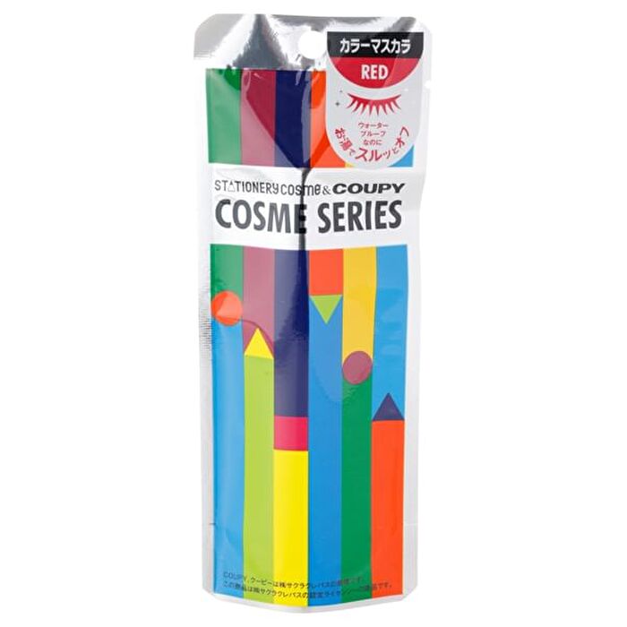 STATIONERY COSME Coupy Pattern Color Mascara A Red - 7g