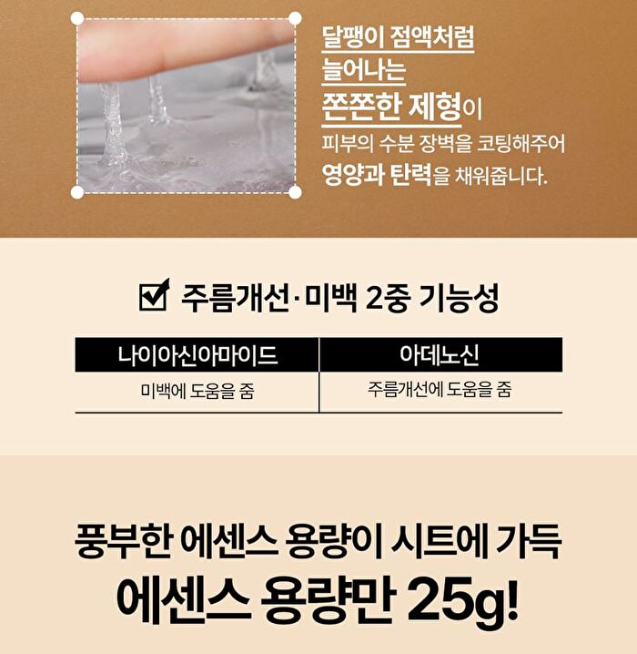 Snail Solution Skin Booster Mask Sheet - 2024 Version - 25g x 1 sheet