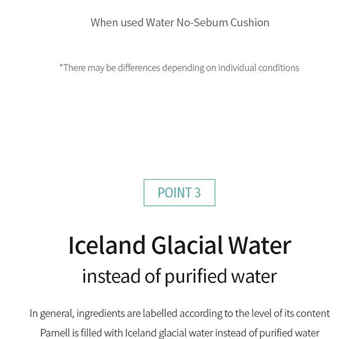 Glacial Biome Water No-Sebum Cushion - 10g