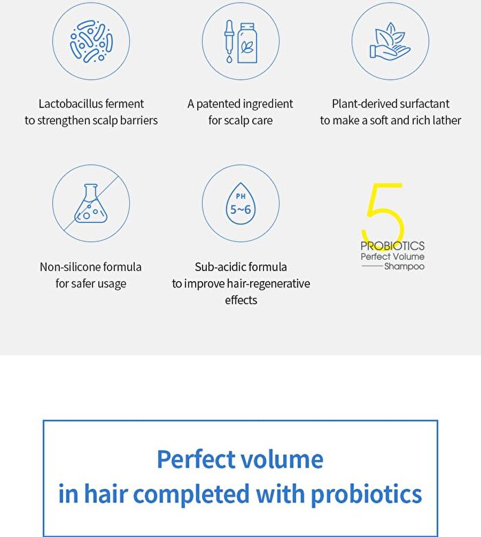 5 Probiotics Perfect Volume Shampoo - 300ml