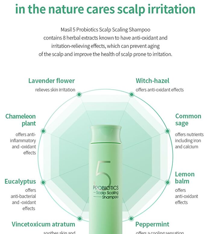 5 Probiotics Scalp Scaling Shampoo - 300ml