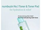 numbuzin No.1 Centella Re-Leaf Green Toner Pad - 70 pads