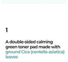 numbuzin No.1 Centella Re-Leaf Green Toner Pad - 70 pads