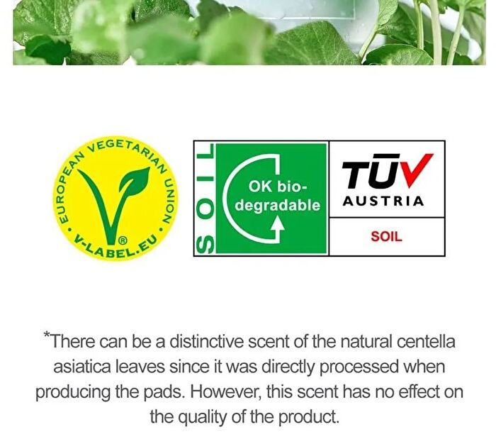 numbuzin No.1 Centella Re-Leaf Green Toner Pad - 70 pads