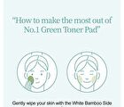 numbuzin No.1 Centella Re-Leaf Green Toner Pad - 70 pads
