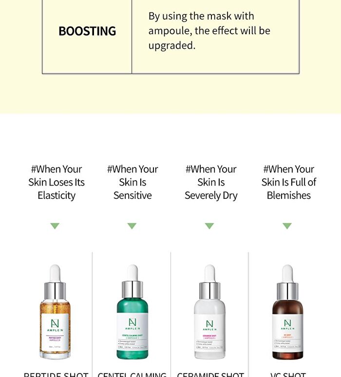 Shot Mask - 5 Types - Hyaluron