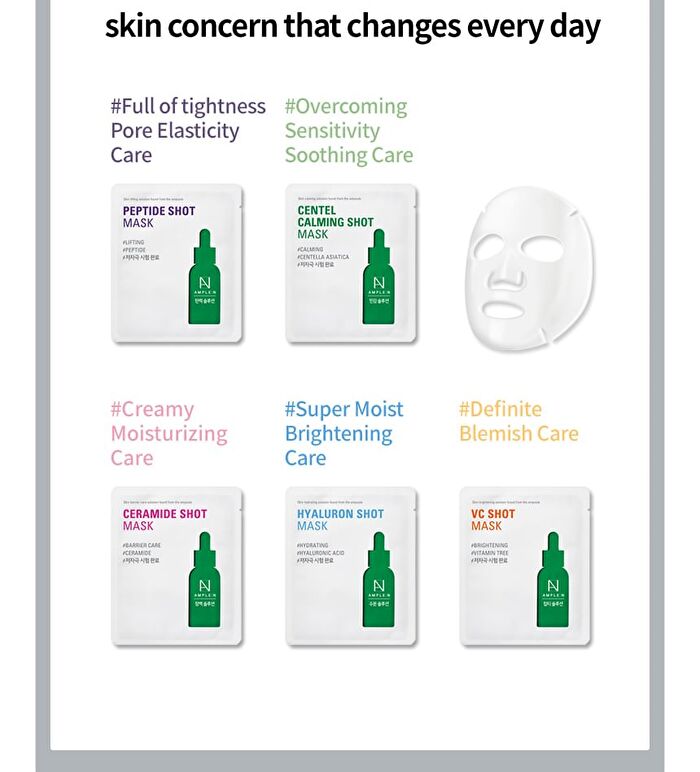 Shot Mask - 5 Types - Hyaluron