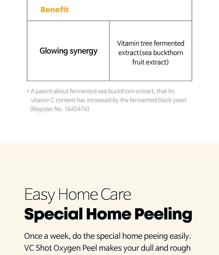 VC Shot Oxygen Peel  - 14g