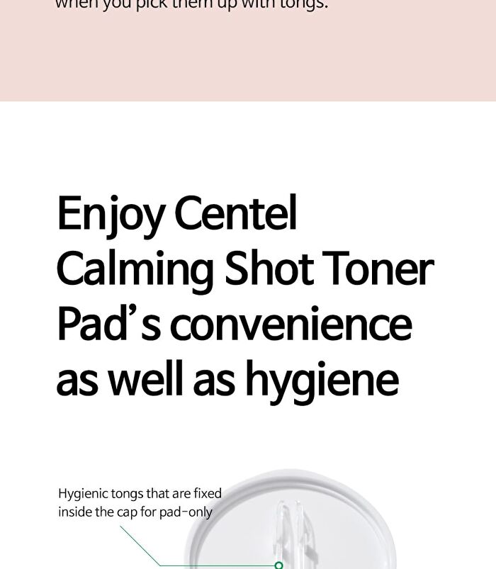 Centel Calming Shot Toner Pad  - 180ml