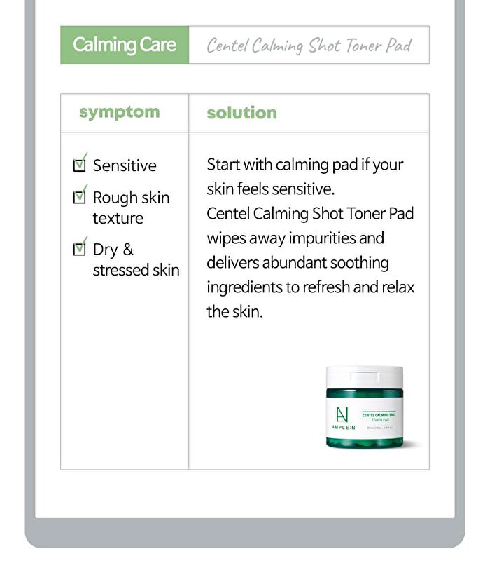 Centel Calming Shot Toner Pad  - 180ml