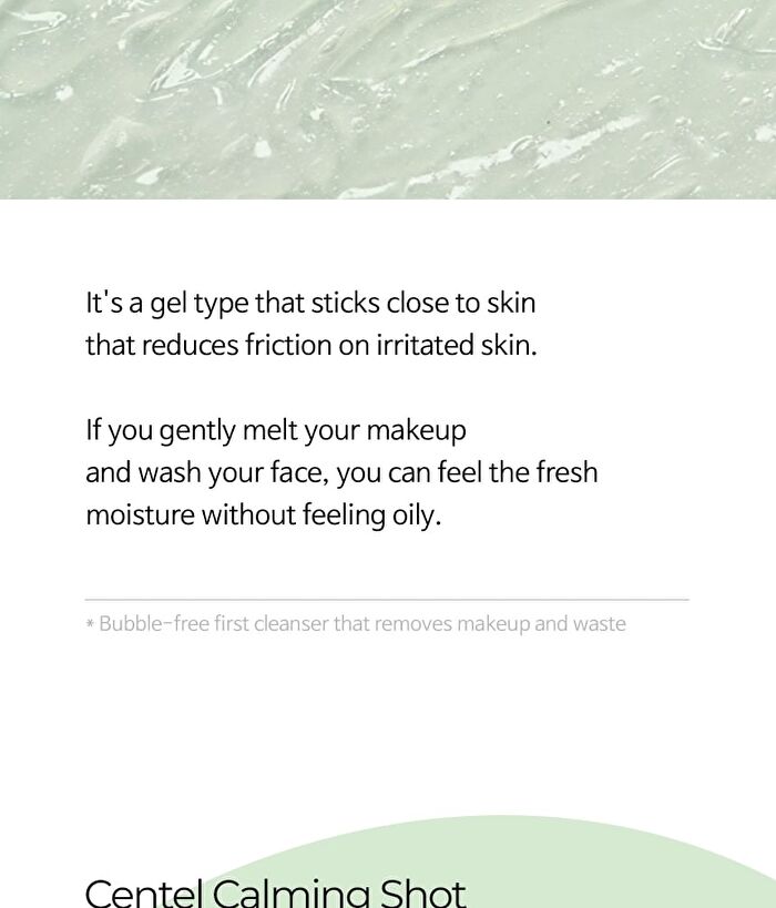Centel Calming Shot First Gel Cleanser  - 150ml