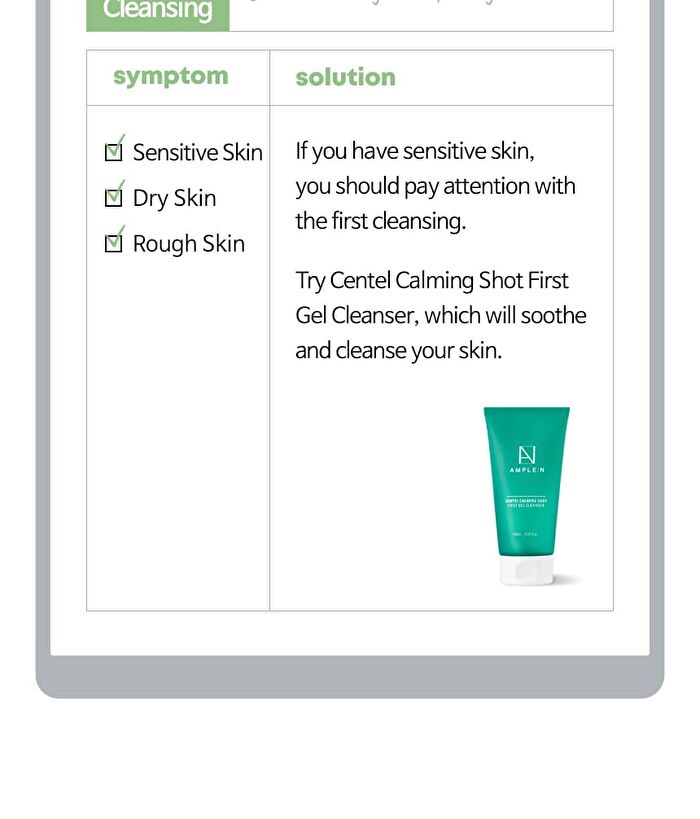 Centel Calming Shot First Gel Cleanser  - 150ml