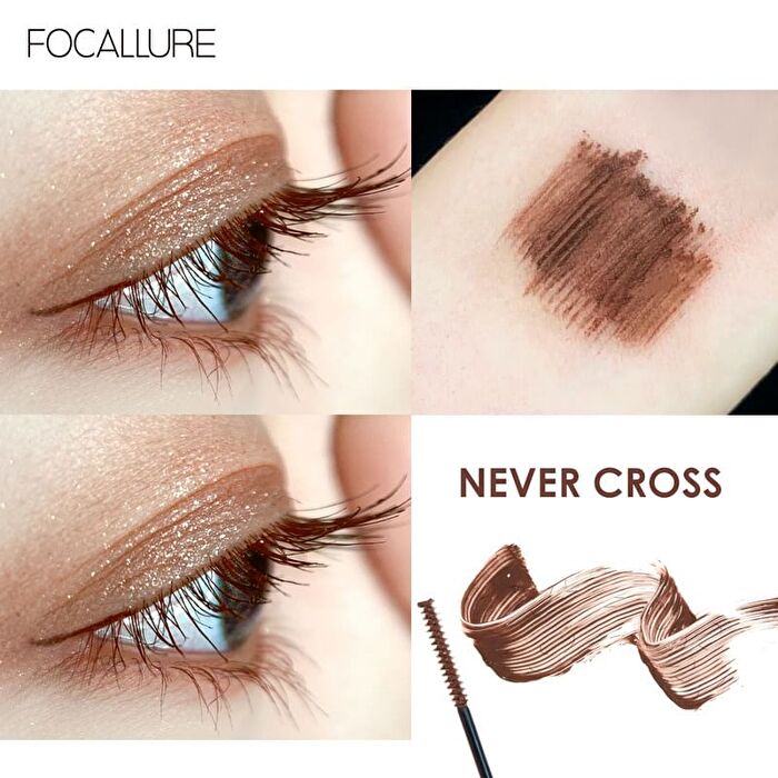 Focallure Longlash Waterproof Mascara 3mm Micro Brush- 2 Colors - #1 BLACK