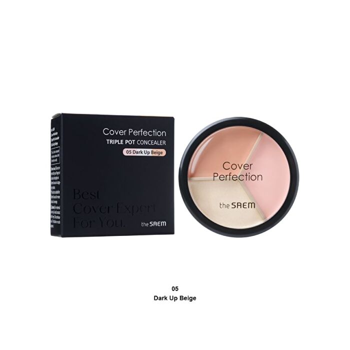 Cover Perfection Triple Pot Concealer - 4 Types - #01 Correct Beige
