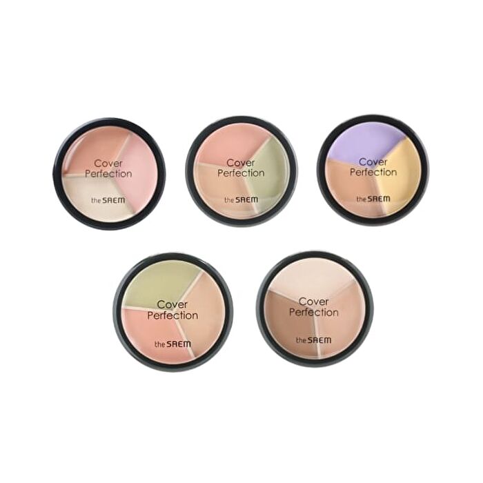 Cover Perfection Triple Pot Concealer - 4 Types - #02 Contour Beige