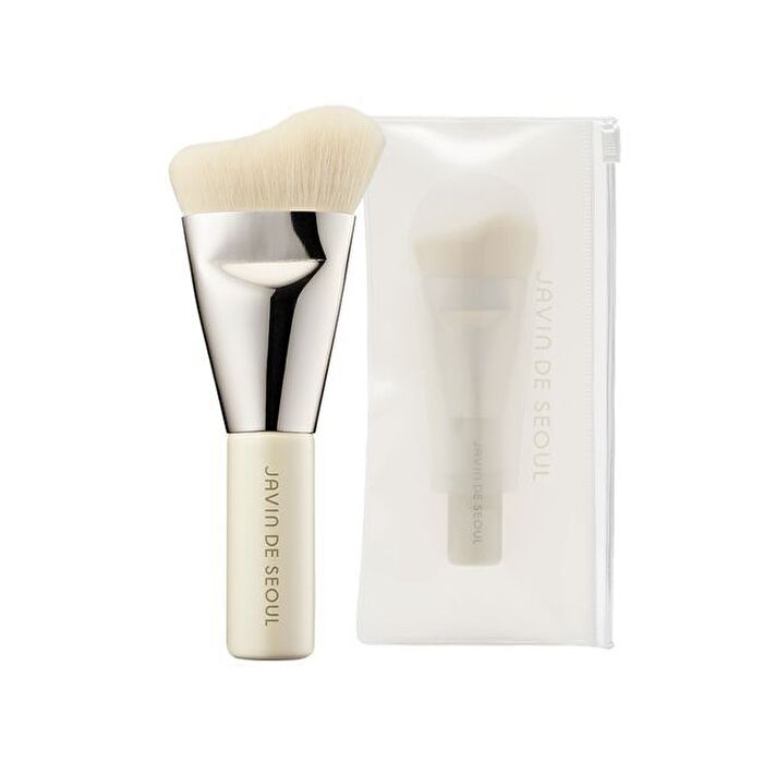 Javin De Seoul Bloom Foundation Brush Mini - Renewed - White