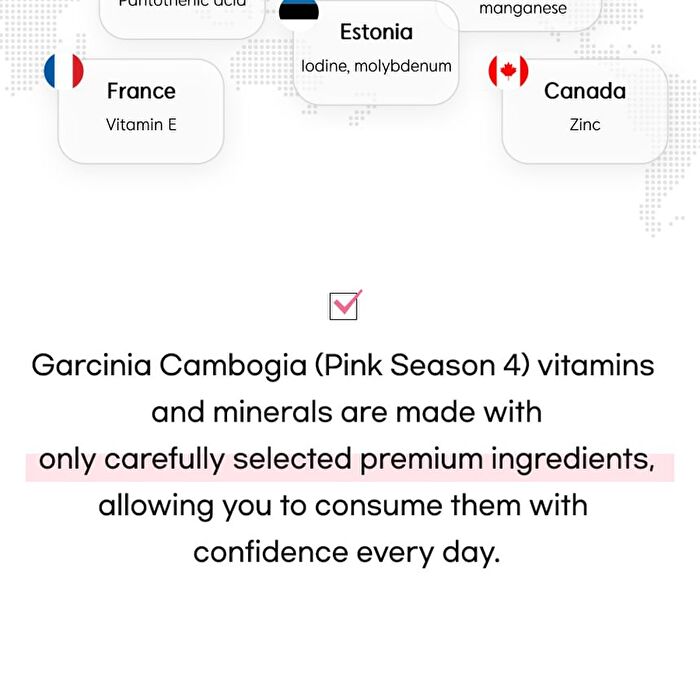 All New Pink Garcinia Season 4 - 1,200mg x 90 tablets
