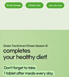 Green Tea Extract (Green Season 4) - 1100mg x 60 tablets