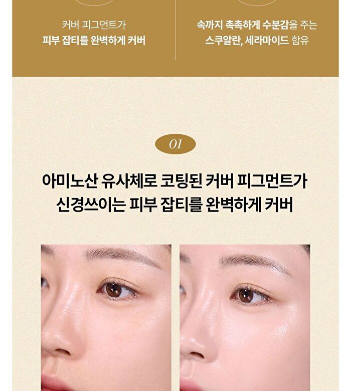 fmgt Gold Collagen Ampoule Cover Cake - 2 Colors - #201