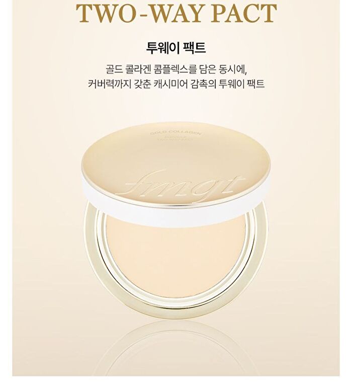 fmgt Gold Collagen Ampoule Two-Way Pact - 2 Colors - #201