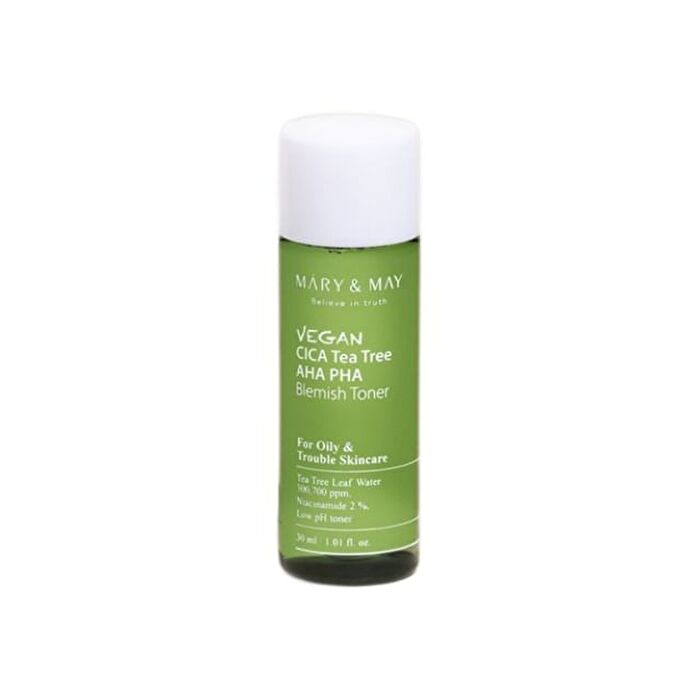 Vegan Cica Teatree AHA PHA Blemish Toner Mini - 30ml