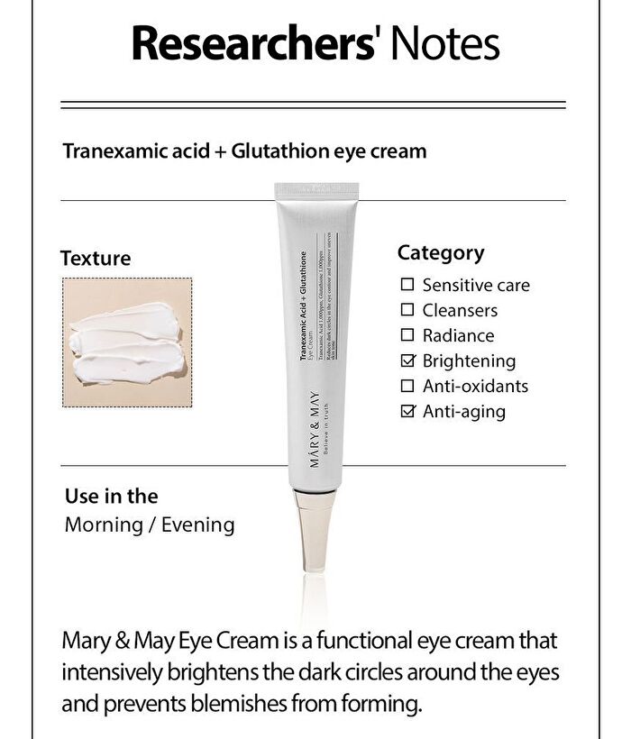 Tranexamic Acid + Glutathione Eye Cream Mini - 12g