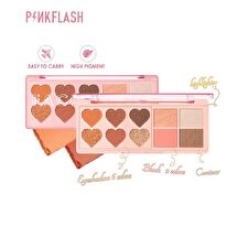Pinkflash Highlighter Blusher Multi Palette - 3 Colors - #2 Strawberry Ice