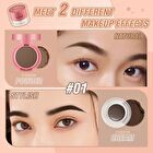 Pinkflash 2 in 1 Duo Effect Eyebrow Kit - 3 Color - #01 Deep Brown