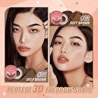 Pinkflash 2 in 1 Duo Effect Eyebrow Kit - 3 Color - #02 Soft Brown