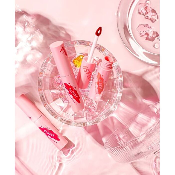 Pinkflash Watery Glam Lipgloss - 9 Color - #NU02 CINNAMON OOLONG