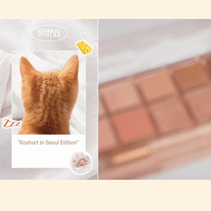 Pro Eye Palette Koshort In Seoul Limited Edition - 2 Types - #19 Napping Cheese