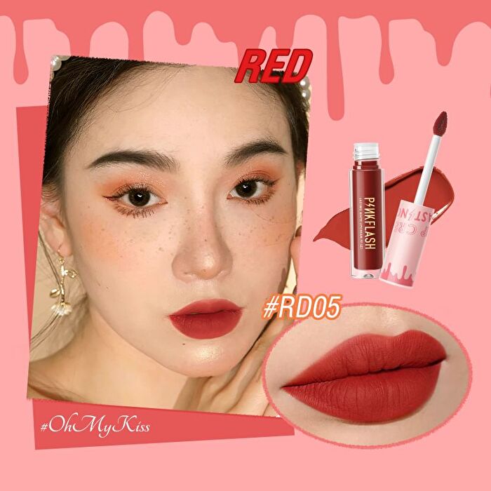 Hot Lasting Matte Lipcream - 6 Color - #OR05 ORANGE