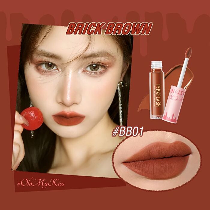 Hot Lasting Matte Lipcream - 6 Color - #OR05 ORANGE