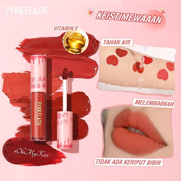 Hot Lasting Matte Lipcream - 6 Color - #OR05 ORANGE
