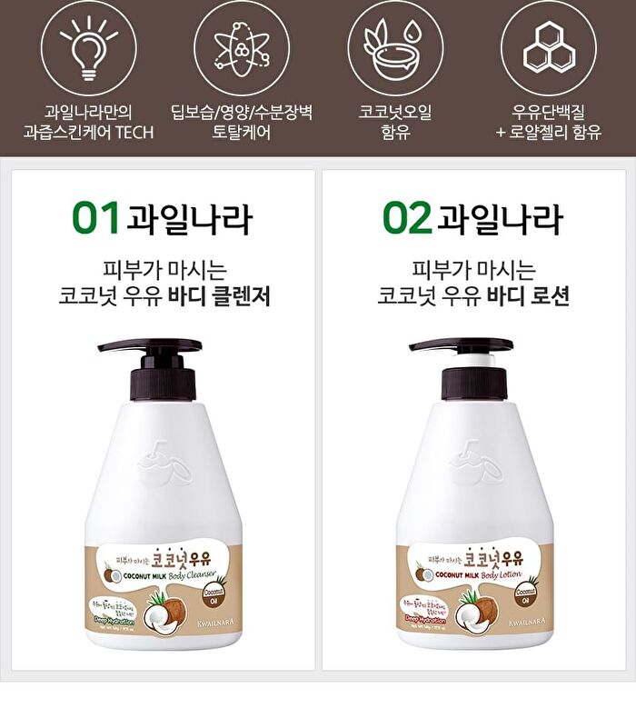 Milk Body Cleanser - 9 Types - Peach