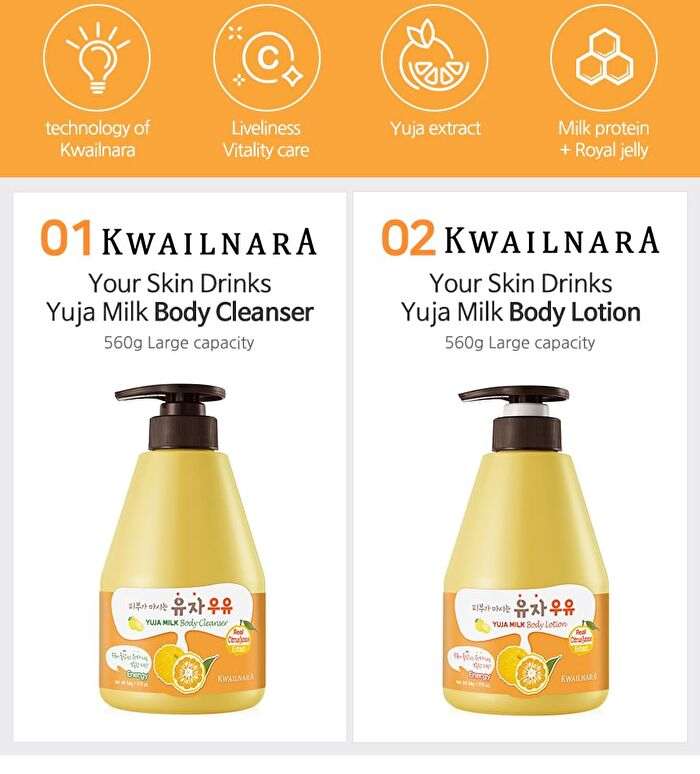Milk Body Lotion - 9 Types - Peach