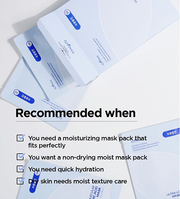 Ultra-low Molecular Hyaluronic Acid Mask Set - 25g x 10 pcs