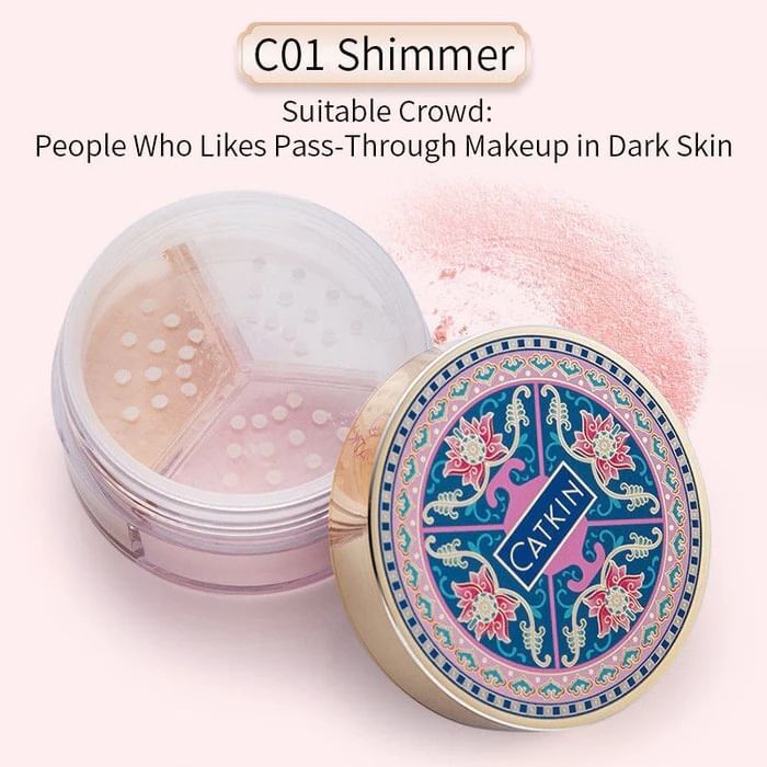 Catkin 3-Colors Loosing Finishing Powder- 2 Colors - #C01  Shimmer
